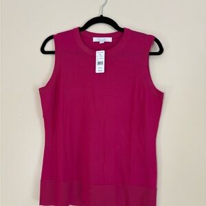 Brooks Vibrant Pink Merino Sweater